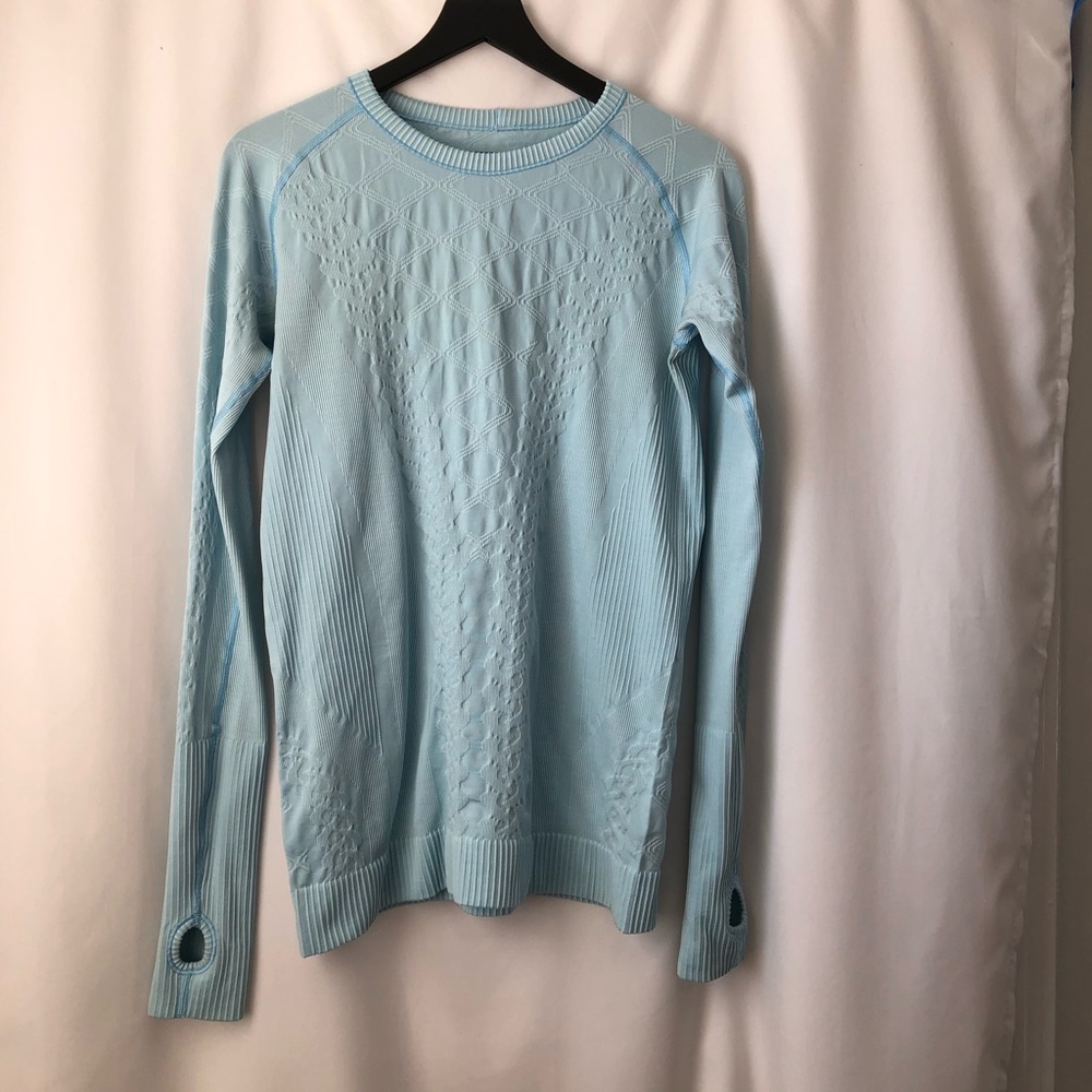 Lululemon rest less pullover - caspian blue